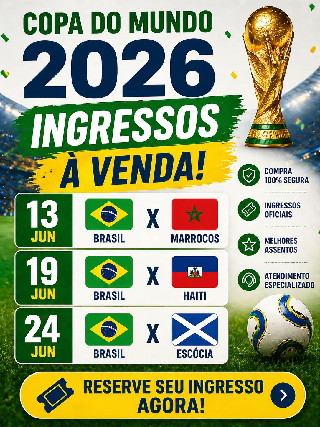 Futebol Internacional 2026